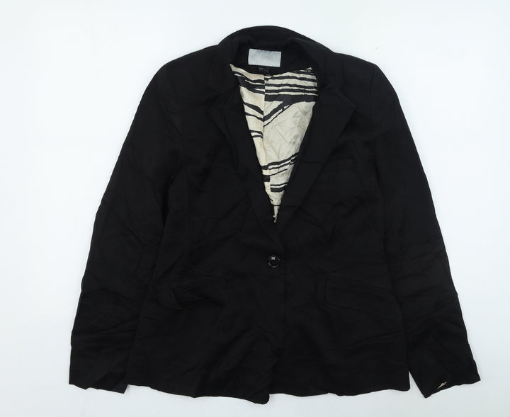 H&M Womens Black Jacket Size 10