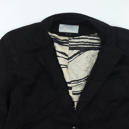 H&M Womens Black Jacket Size 10