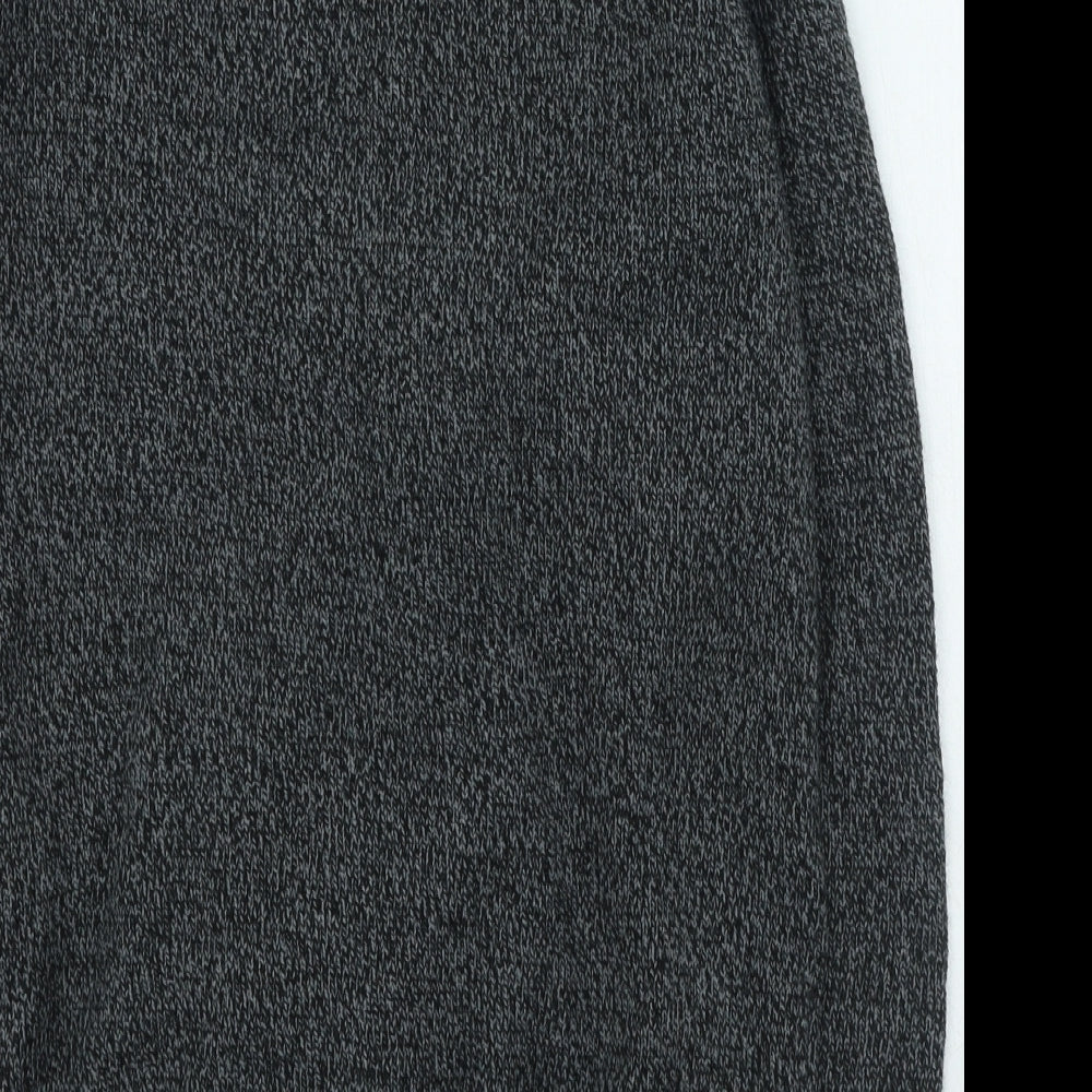 NEXT Mens Grey Round Neck Acrylic Pullover Jumper Size S - Christmas Jumper