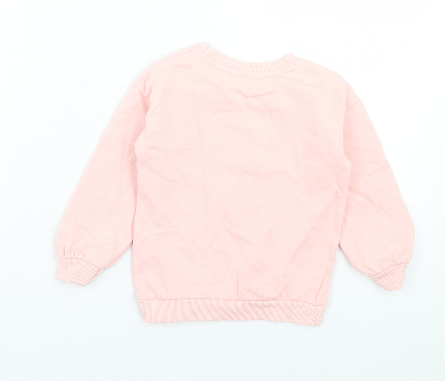 George Girls Pink Cotton Pullover Sweatshirt Size 2-3 Years Pullover - Belle (Beauty & the Beast)
