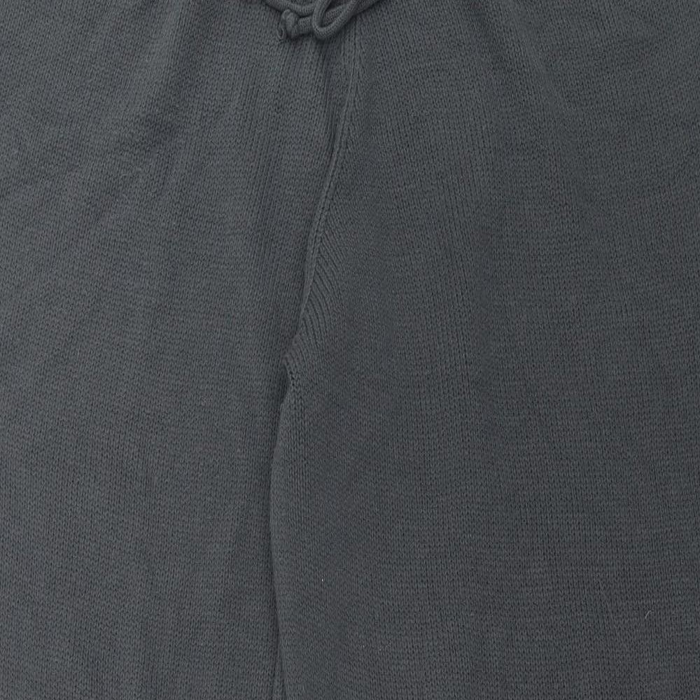In the Style Womens Grey Acrylic Trousers Size 22 L31 in Regular Tie