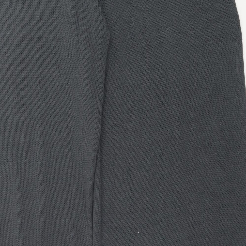 In the Style Womens Grey Acrylic Trousers Size 22 L31 in Regular Tie