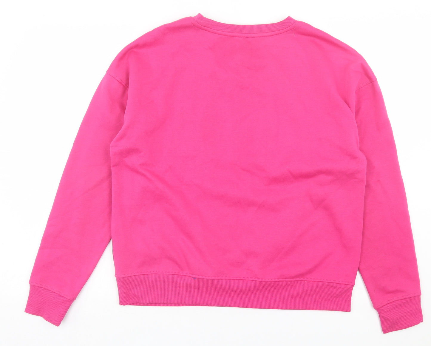 Primark Womens Pink Cotton Pullover Sweatshirt Size S Pullover - Emily In Paris