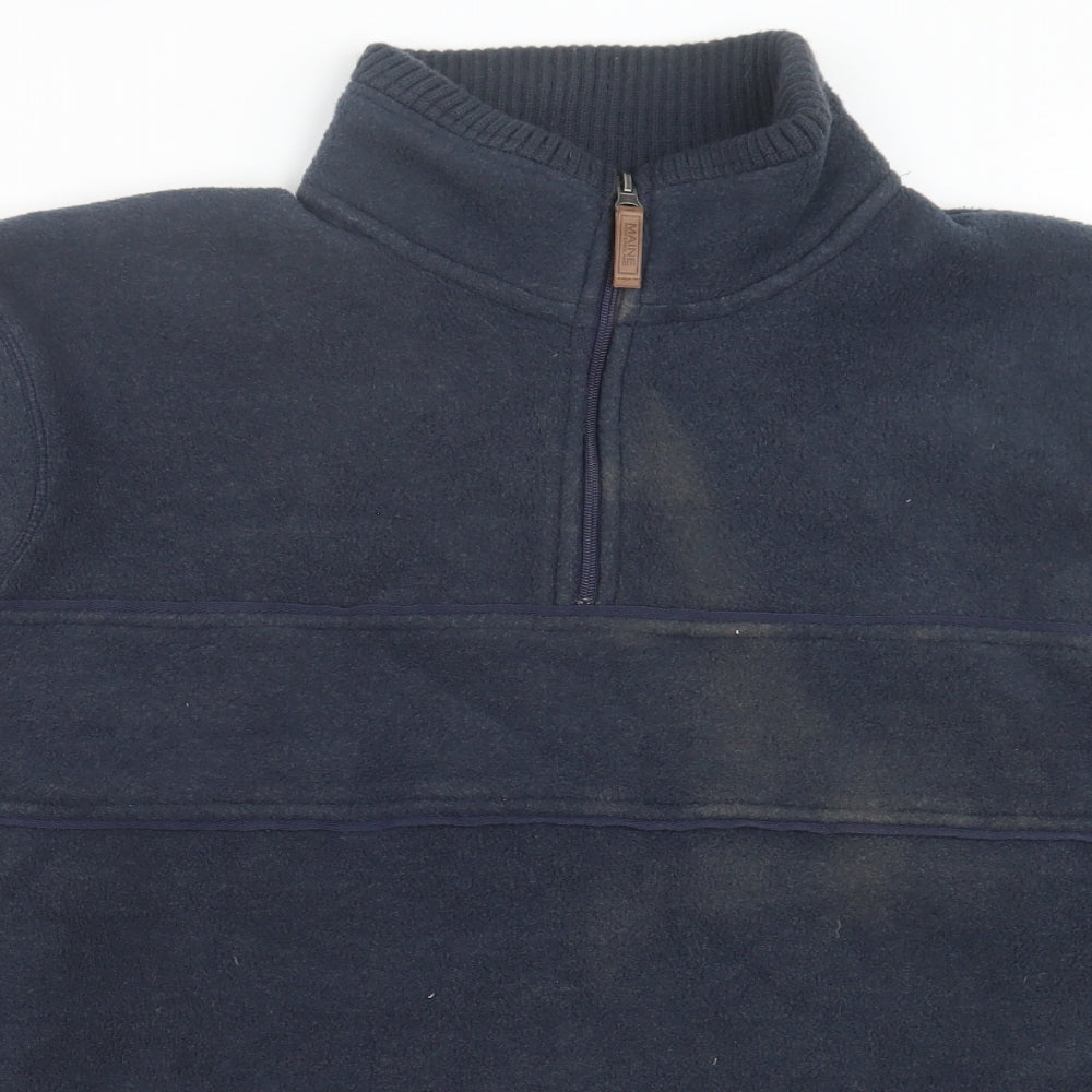 bonmarch Mens Blue Jacket Size L Zip