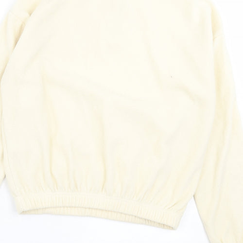 New Look Womens Ivory Jacket Size 6 Zip