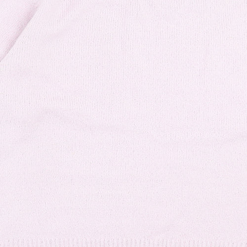 bonmarch Womens Pink Crew Neck Acrylic Pullover Jumper Size L