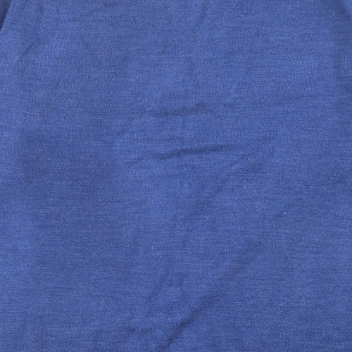 Cedar Wood State Mens Blue Crew Neck Acrylic Pullover Jumper Size 2XL