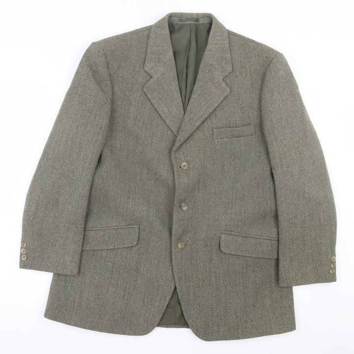 Neil Mackay Mens Green Wool Jacket Suit Jacket Size 40