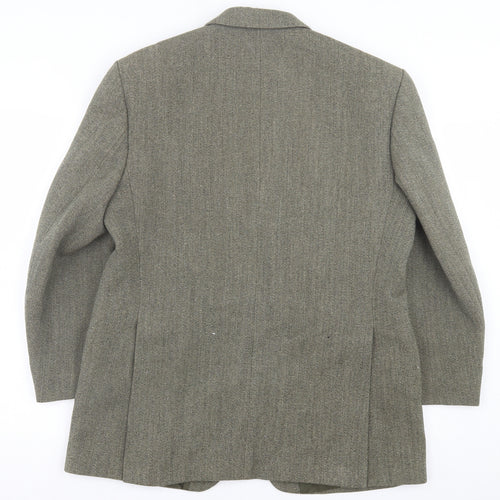 Neil Mackay Mens Green Wool Jacket Suit Jacket Size 40