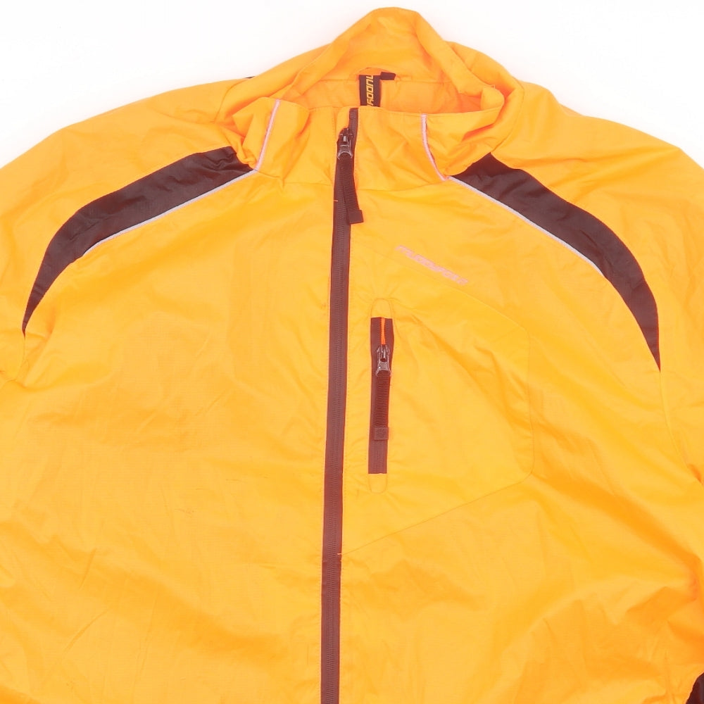 Muddy Fox Mens Orange Jacket Size XL Zip