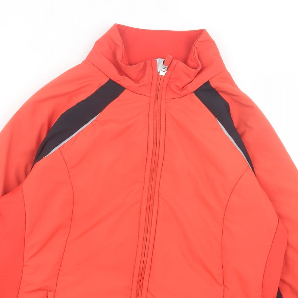 Marks and Spencer Womens Red Jacket Size 14 Zip
