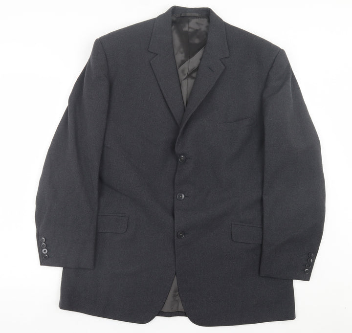 Boyds Mens Grey Polyacrylate Fibre Jacket Suit Jacket Size 36