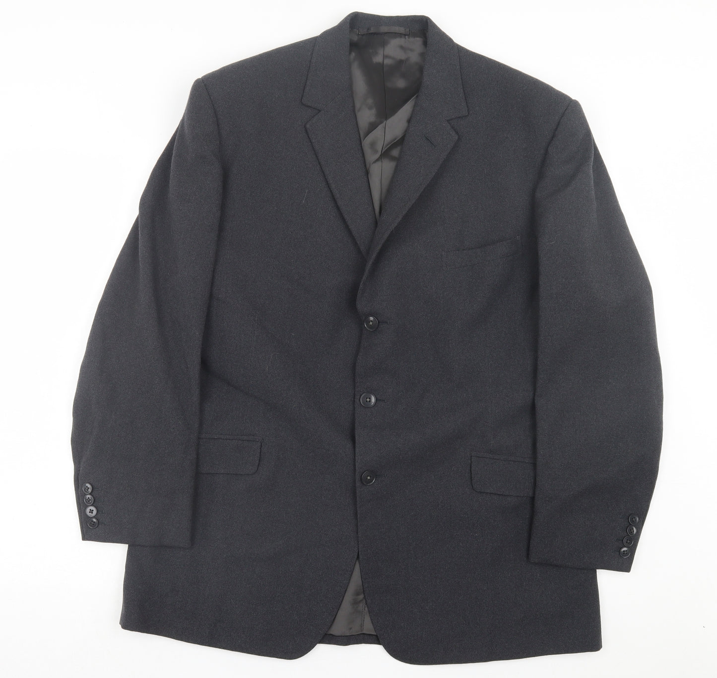 Boyds Mens Grey Polyacrylate Fibre Jacket Suit Jacket Size 36