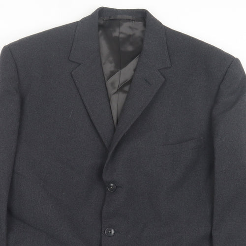 Boyds Mens Grey Polyacrylate Fibre Jacket Suit Jacket Size 36