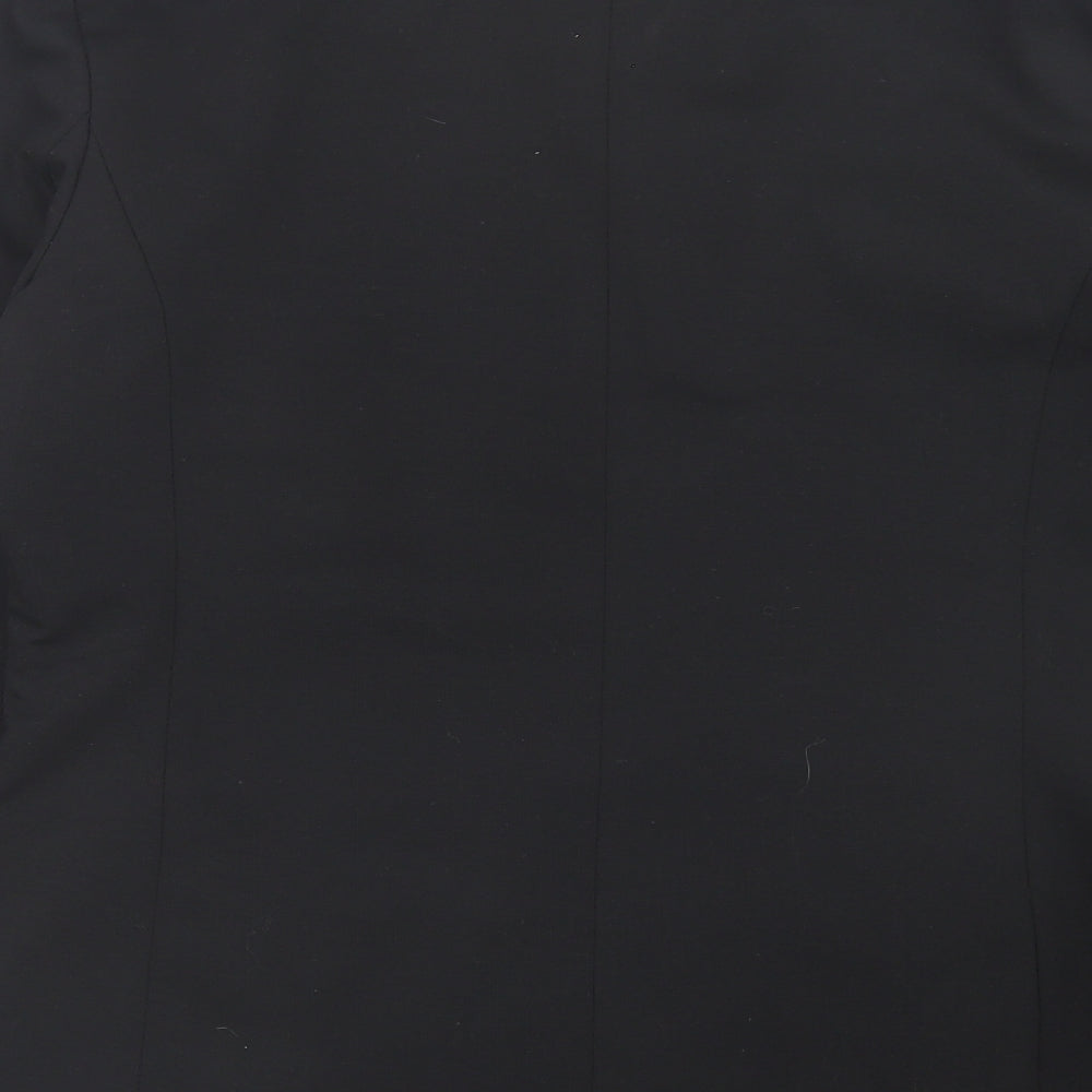 New Look Womens Black Jacket Blazer Size 16 Button