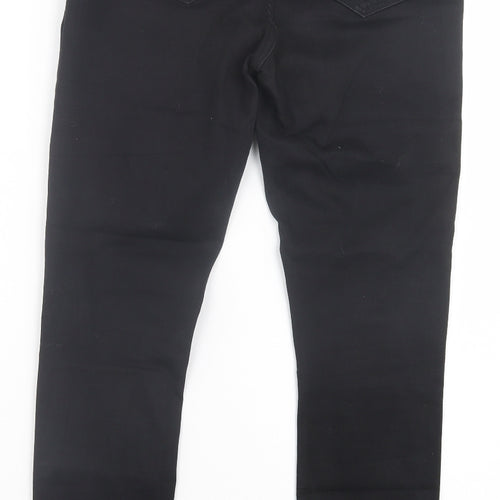 Noisy may Womens Black Cotton Skinny Jeans Size 30 in L30 in Regular Button