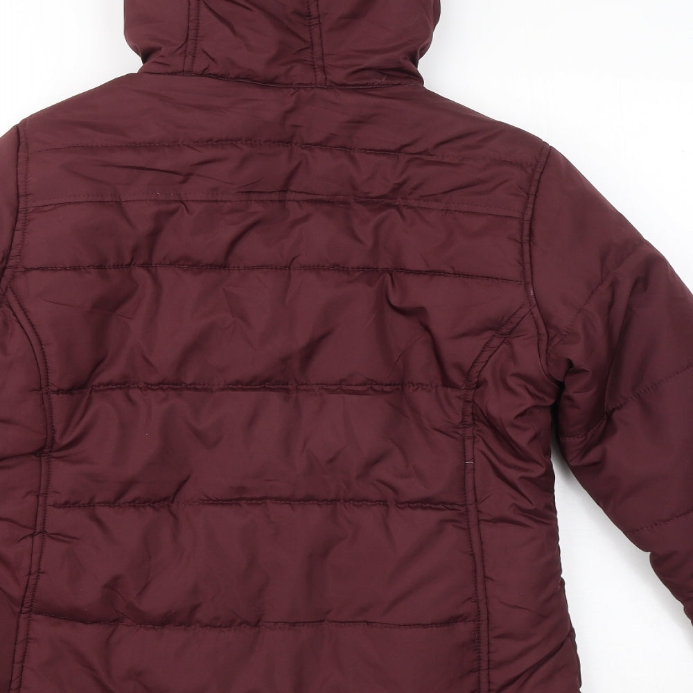 Regatta Womens Purple Puffer Jacket Coat Size 14