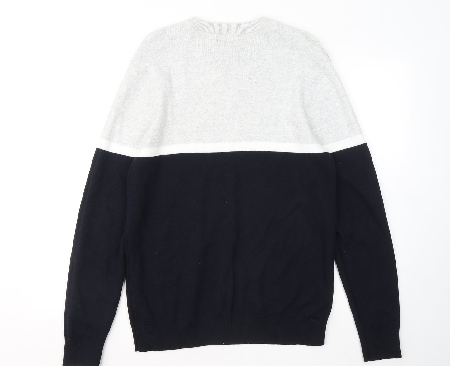 NEXT Mens Grey Cotton Pullover Sweatshirt Size L