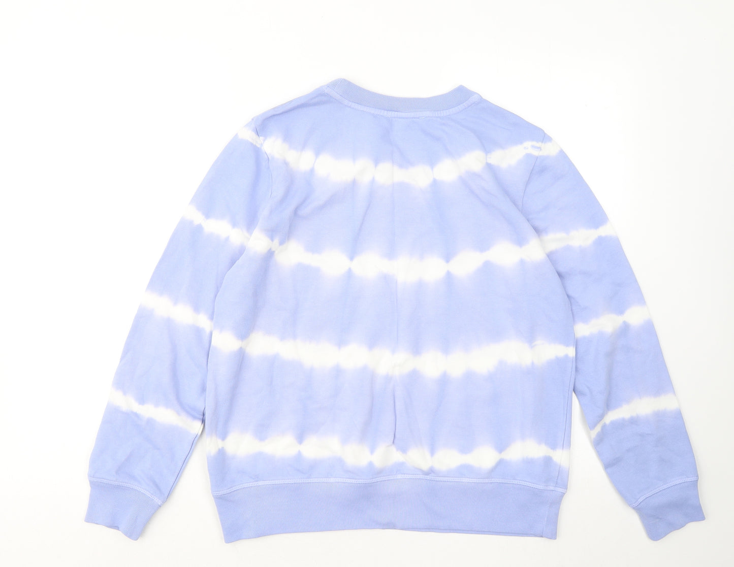 Marks and Spencer Womens Blue Cotton Pullover Sweatshirt Size 12