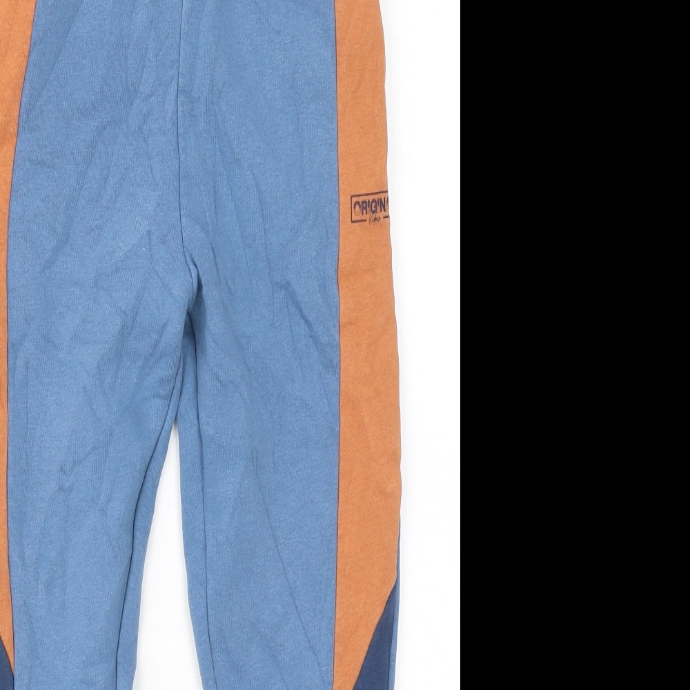 George Boys Multicoloured Colourblock Cotton Jogger Trousers Size 9 Years Regular