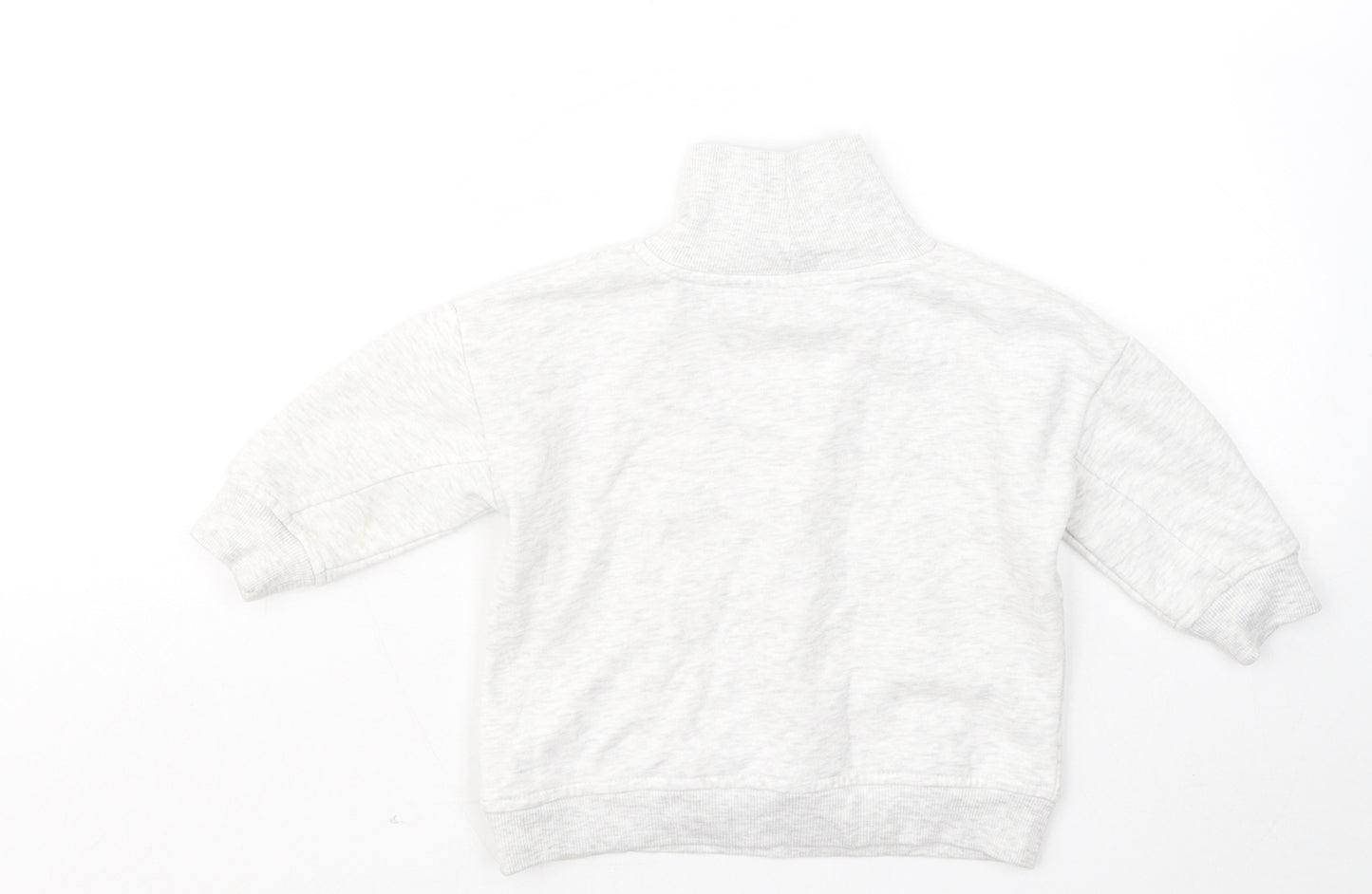 George Boys Grey Cotton Pullover Jumper Size 12-18 Months - Happy Little Human