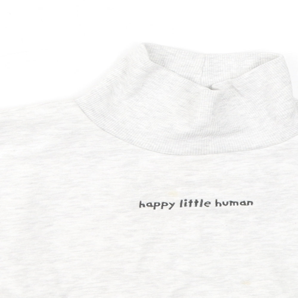 George Boys Grey Cotton Pullover Jumper Size 12-18 Months - Happy Little Human