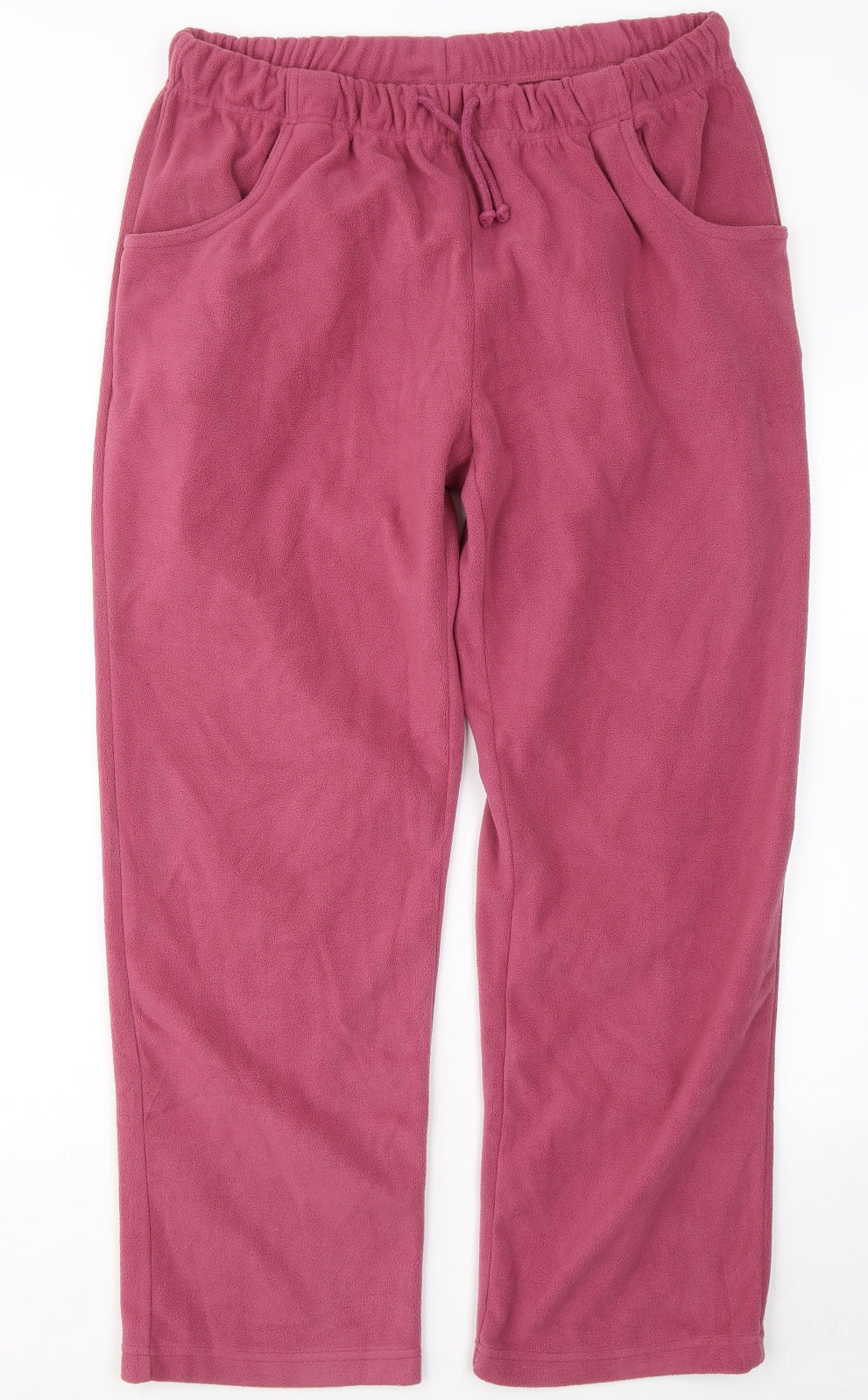 Damart Womens Purple Polyester Jogger Trousers Size 18 L27 in Regular