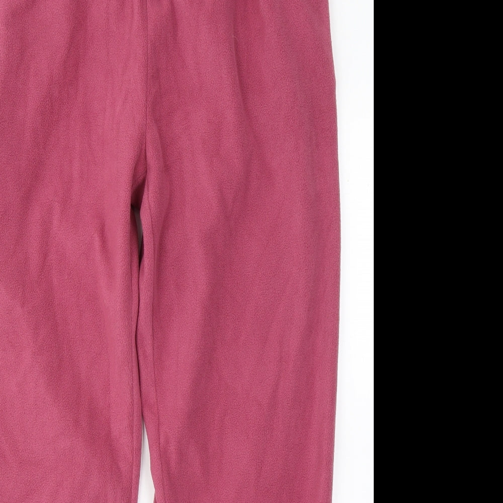 Damart Womens Purple Polyester Jogger Trousers Size 18 L27 in Regular