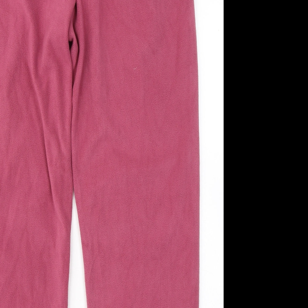 Damart Womens Purple Polyester Jogger Trousers Size 18 L27 in Regular