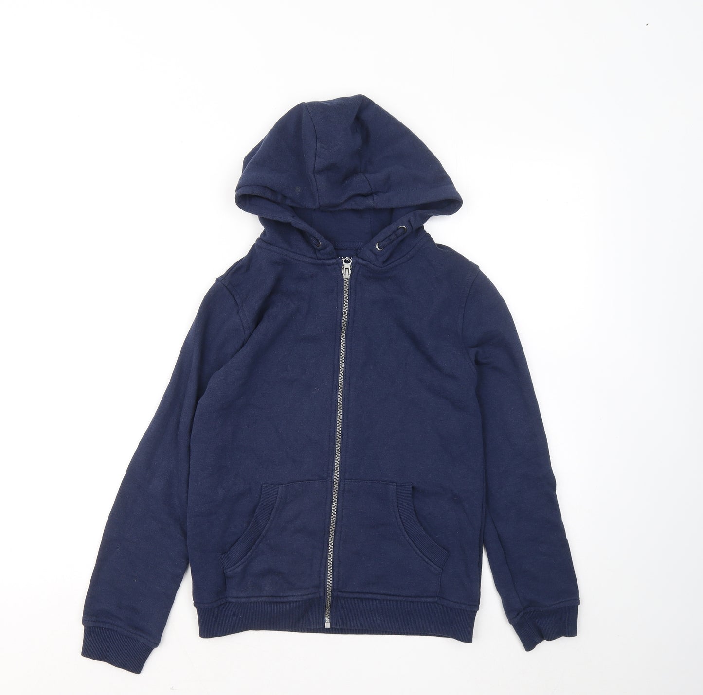Primark Boys Blue Cotton Full Zip Hoodie Size 10-11 Years
