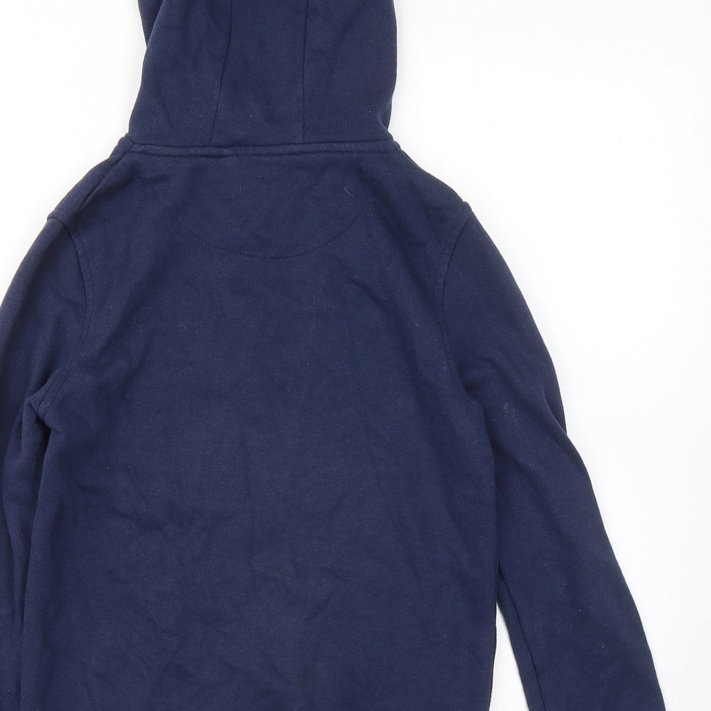 Primark Boys Blue Cotton Full Zip Hoodie Size 10-11 Years