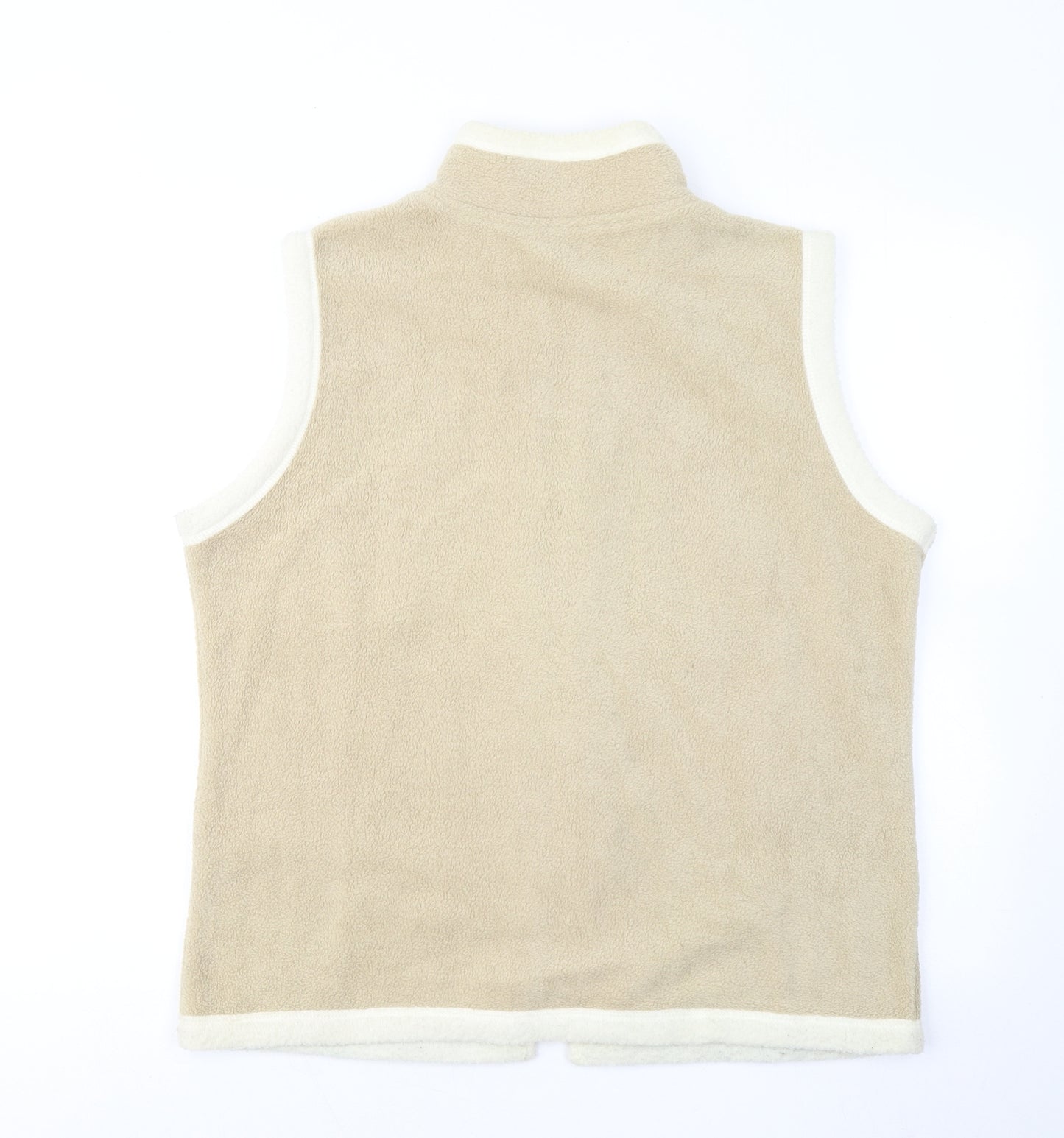 Essentials Womens Beige Gilet Jacket Size 14