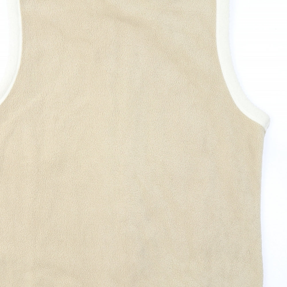 Essentials Womens Beige Gilet Jacket Size 14
