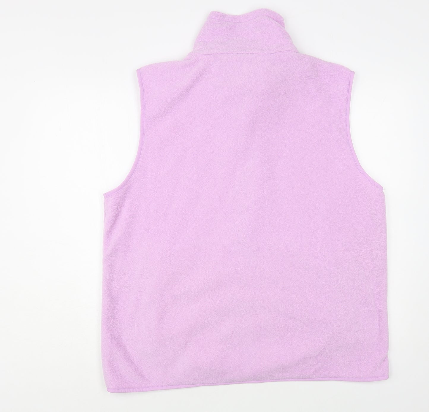 Preworn Womens Pink Gilet Waistcoat Size L Zip