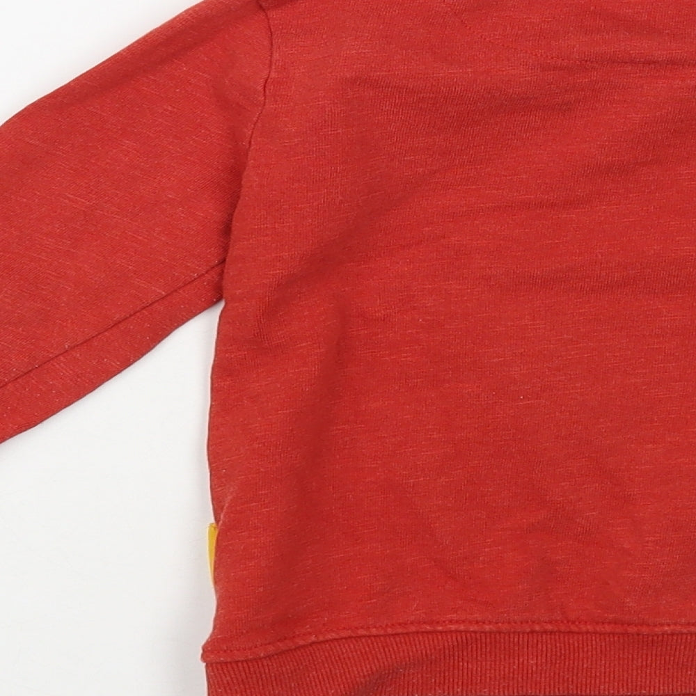 TU Boys Red Cotton Pullover Sweatshirt Size 3-4 Years Pullover - Gruffalo Christmas