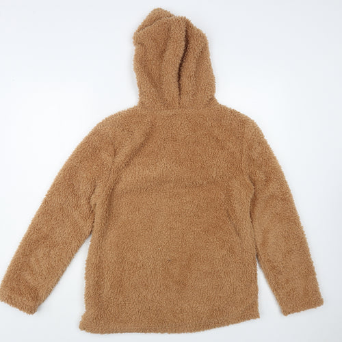 NEXT Womens Brown Polyester Pullover Hoodie Size 8 Pullover