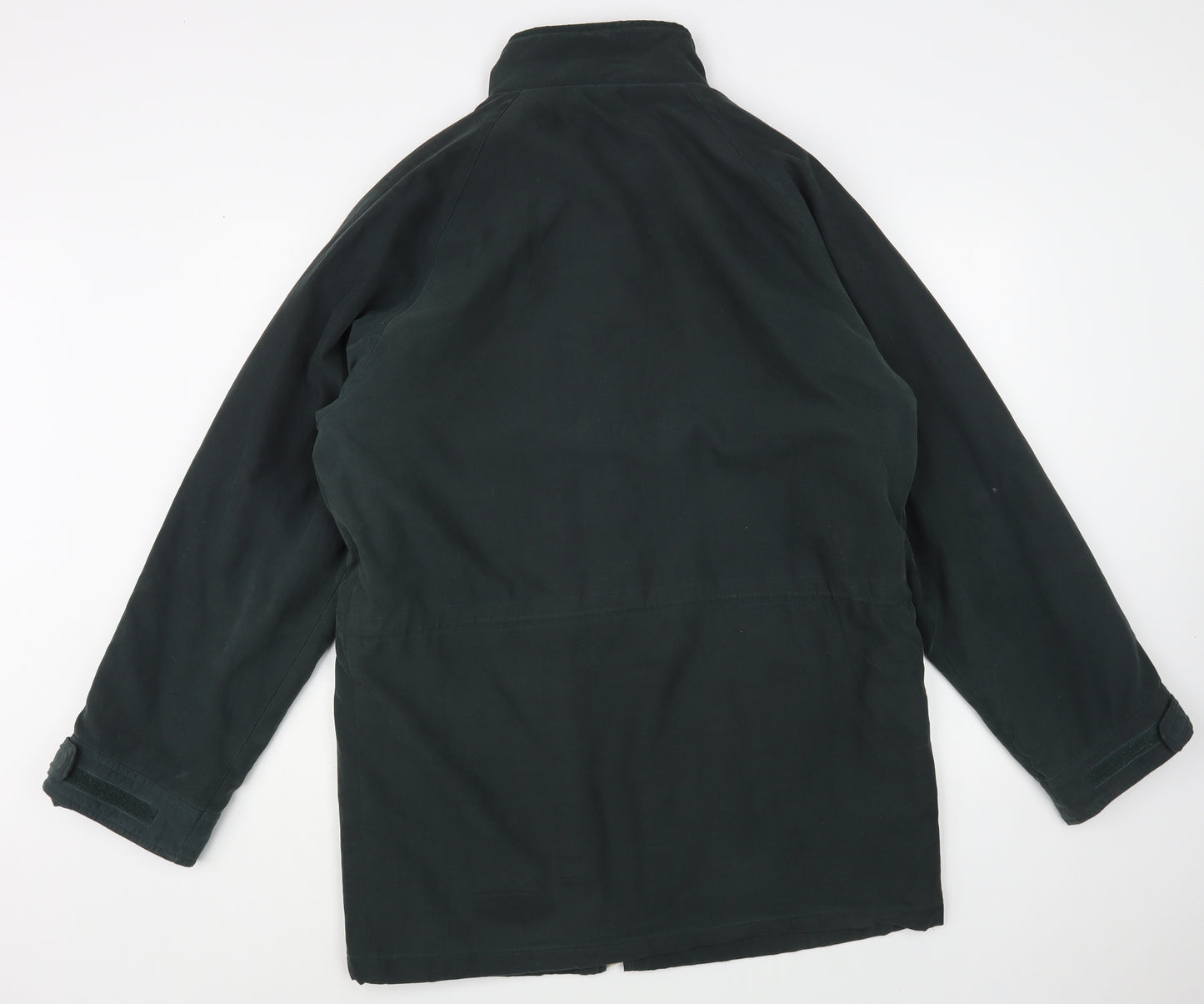 BHS Womens Green Parka Jacket Size L Zip