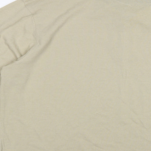 Southbay Mens Beige Polyester Polo Size L Collared Button