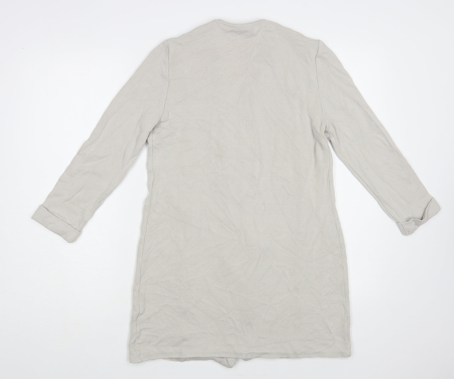 Wallis Womens Grey V-Neck Viscose Cardigan Jumper Size S