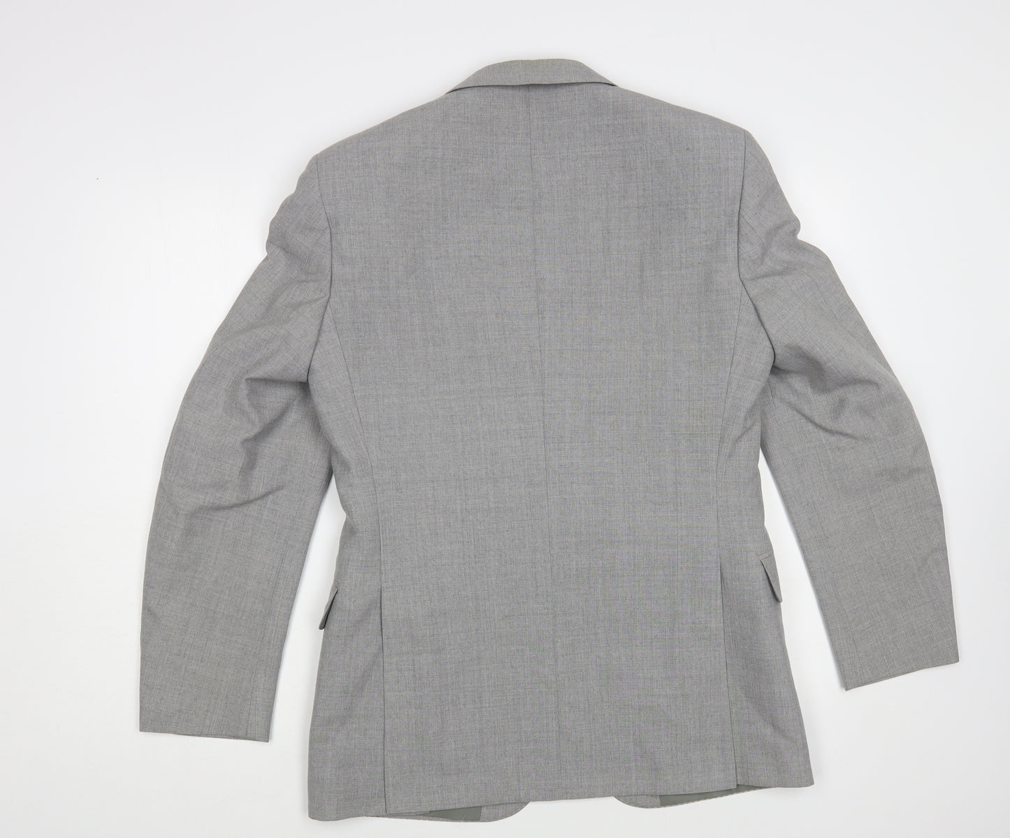 Mr Harry Mens Grey Polyester Jacket Blazer Size 38
