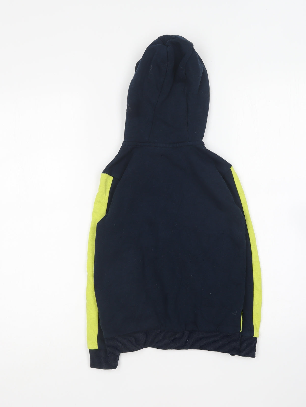 George Boys Blue Round Neck Cotton Full Zip Jumper Size 7-8 Years - Nerf
