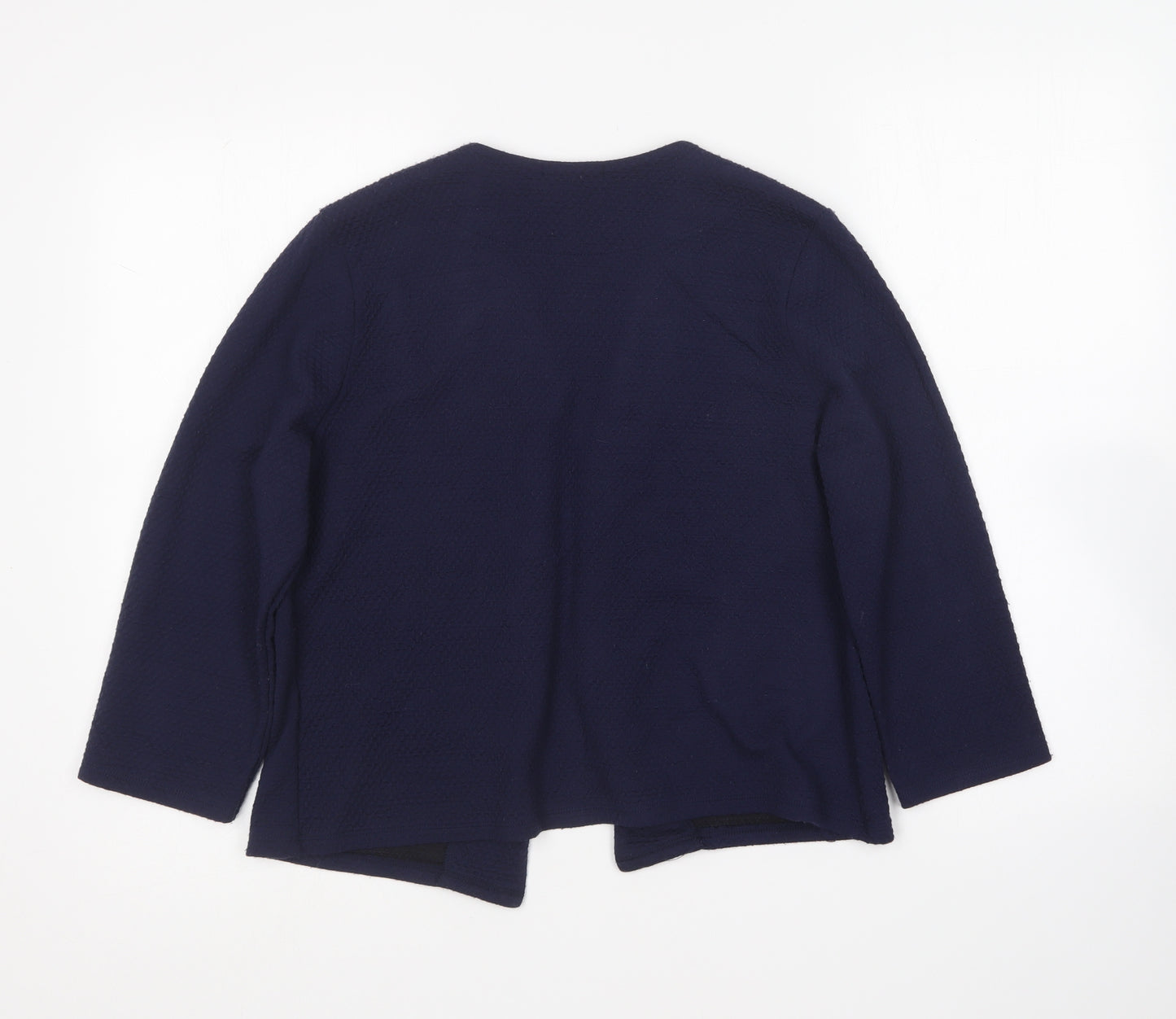 Papaya Womens Blue Jacket Blazer Size 12