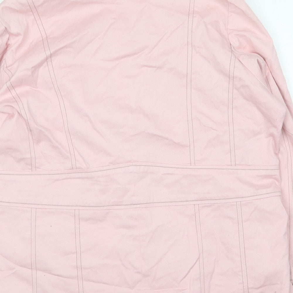 Agenda Womens Pink Jacket Size 22
