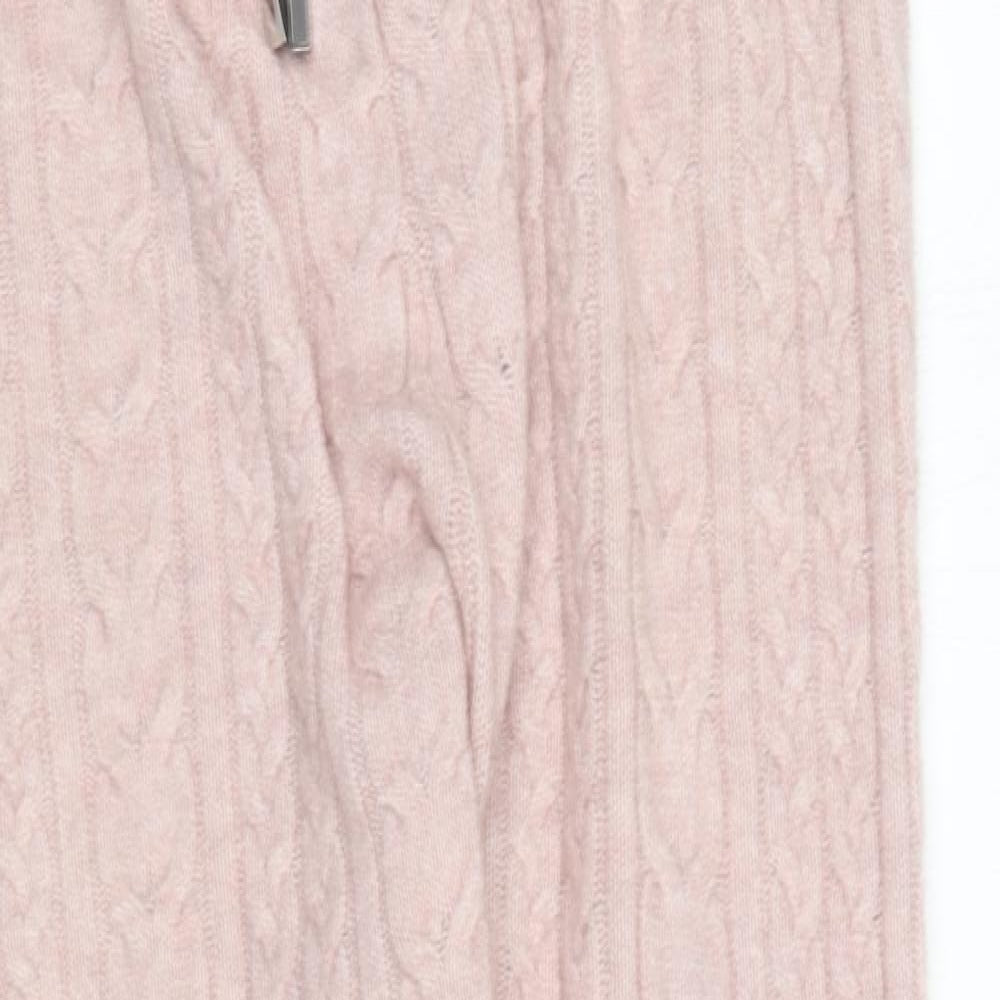 F&F Womens Pink Polyester Jogger Trousers Size 10 L28 in Regular - Loungewear