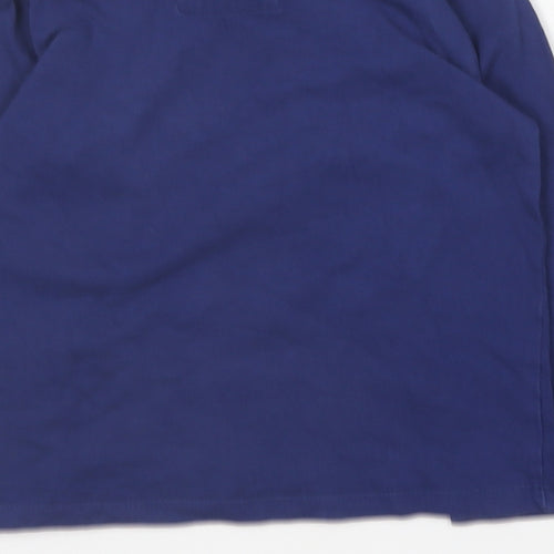 TU Boys Blue Cotton Basic T-Shirt Size 18-24 Months Round Neck - Dinosaur