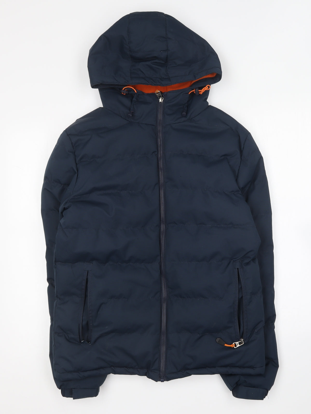 Northern Exo Mens Blue Puffer Jacket Coat Size S