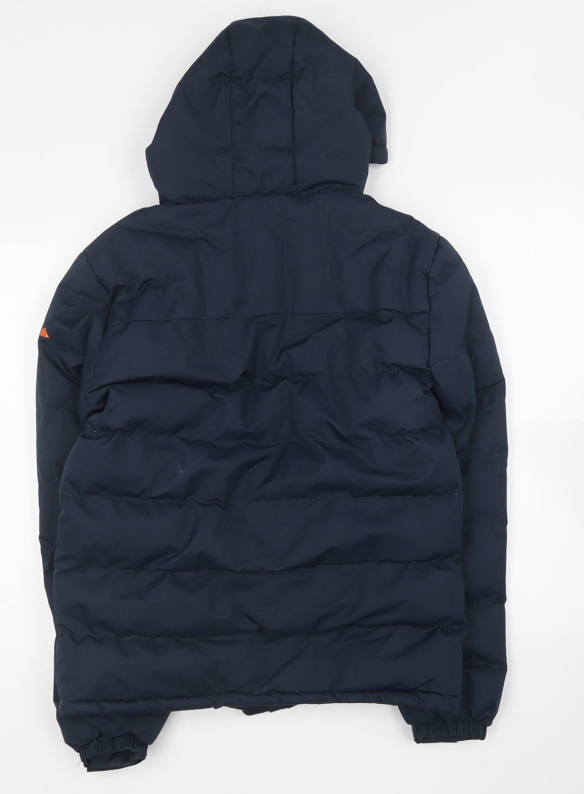 Northern Exo Mens Blue Puffer Jacket Coat Size S