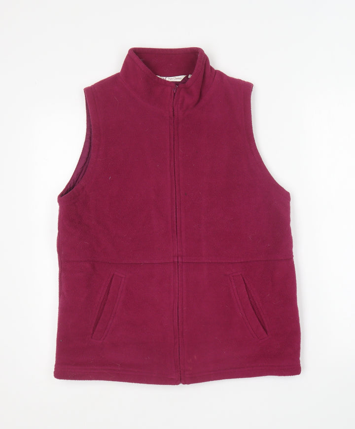 EWM Womens Pink Gilet Jacket Size 10