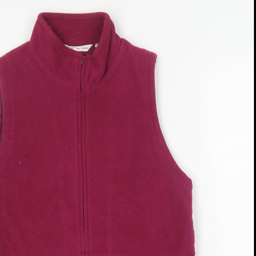 EWM Womens Pink Gilet Jacket Size 10