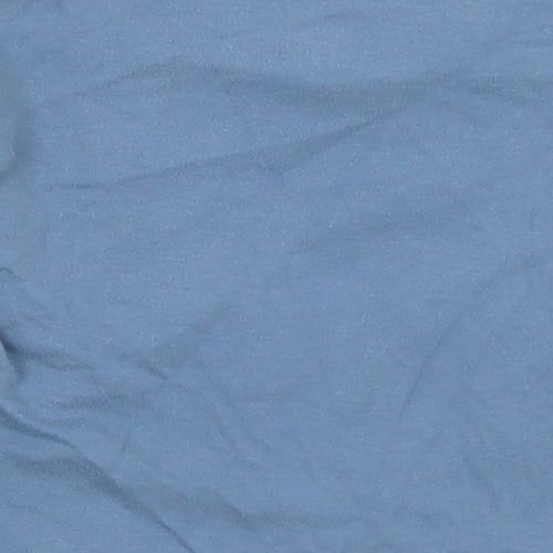 NEXT Boys Blue Cotton Basic T-Shirt Size 12-18 Months Round Neck